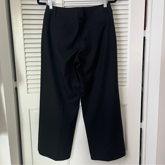 Ann Taylor Black Margo Wide Leg Ankle Pant Size 8 (27" inseam) - Picture 3 of 9